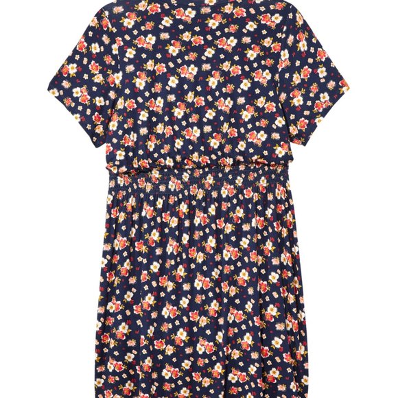 Cortena Smocked Waist Floral Knit Dress Plus Size 3X super comfortable! - Picture 3 of 8